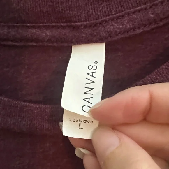 Trevor Hall Men's Burgundy Wish Man Tee - Picture 2 of 3